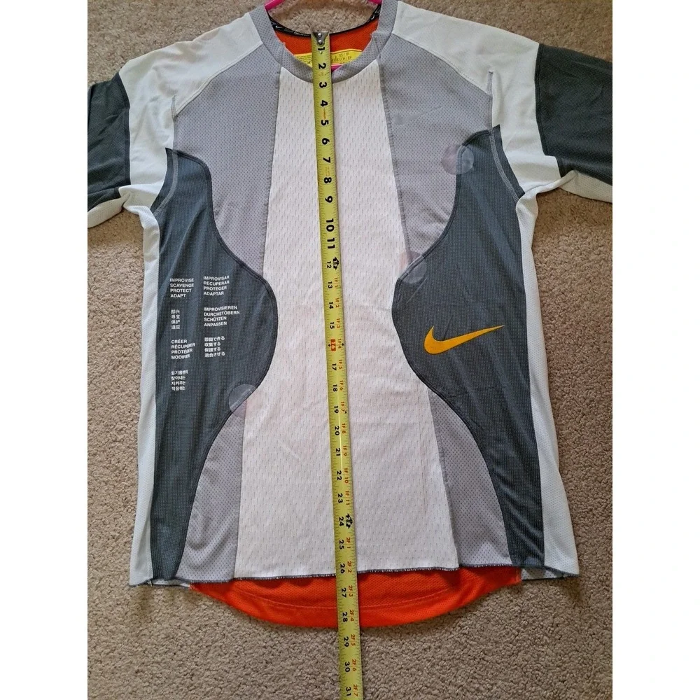Nike Men's Sport White/Grey/Red Long Sleeves Shirt CK4988 NEW XS